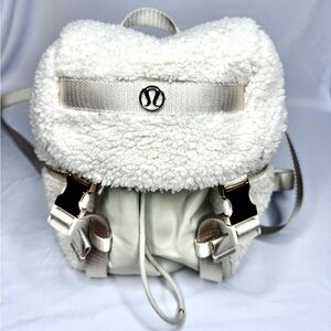 lululemon athletica Cream Sherpa Backpack